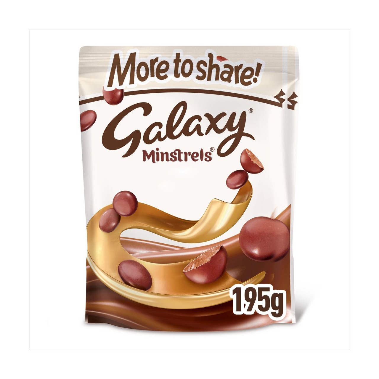 Galaxy Minstrels Milk Chocolate Pouch Bag 217g