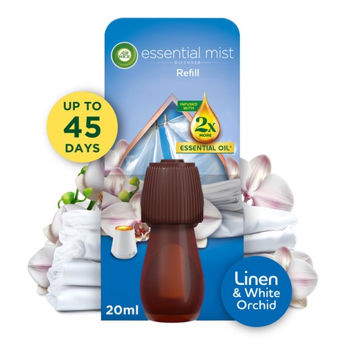 Airwick Essential Mist Single Refill Linen & Petals
