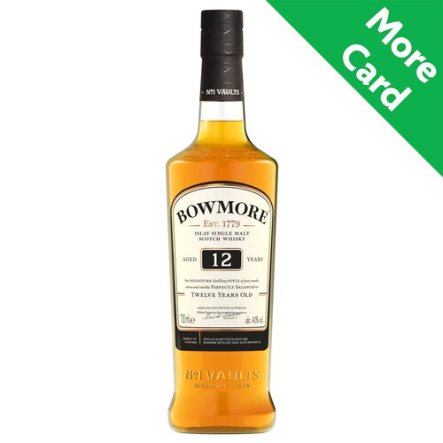 Bowmore 12 Year Old Islay Single Malt Scotch Whisky 