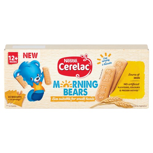 Cerelac Morning Bear Biscuits (32 biscuits per pack)