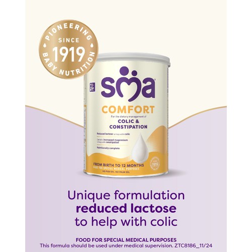 SMA Comfort Easy To Digest Baby Milk Powder Formula From Birth - Main Image