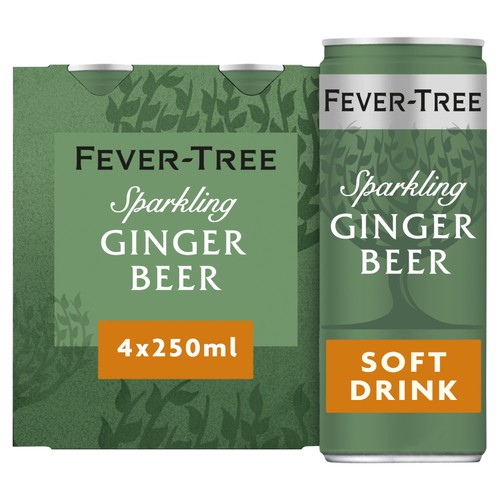 Fever-Tree Sparkling Ginger Beer 4x250ml