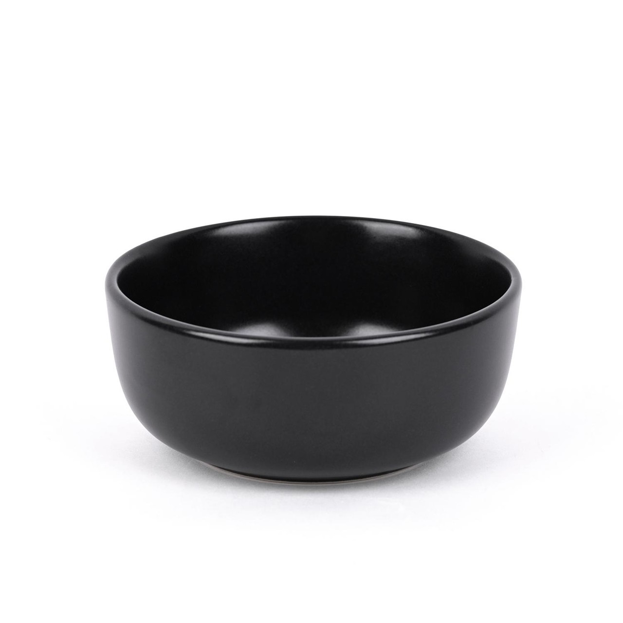 Nutmeg Home Black Stoneware Cereal Bowl