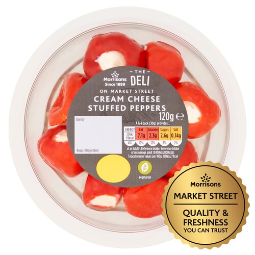 Market Street Deli Cream Cheese Stuffed Peppers