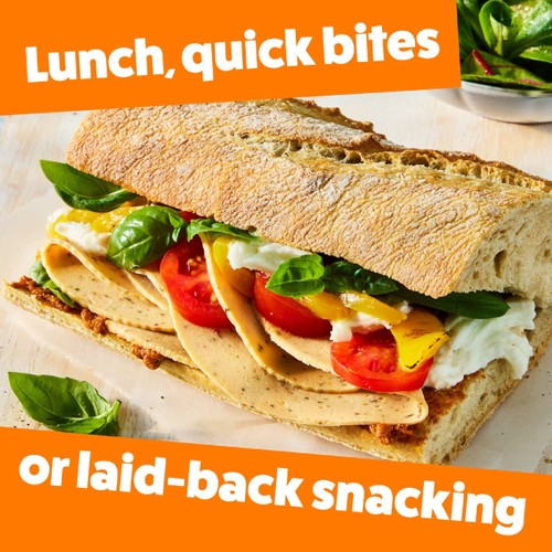 Quorn Tomato & Basil Vegetarian Deli Slices 