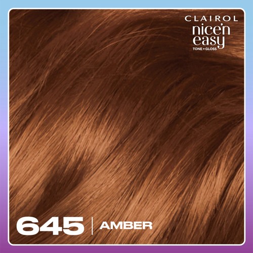 Clairol Nice'N Easy Tone+Gloss Semi Permanent Hair Dye - 645/92 Amber