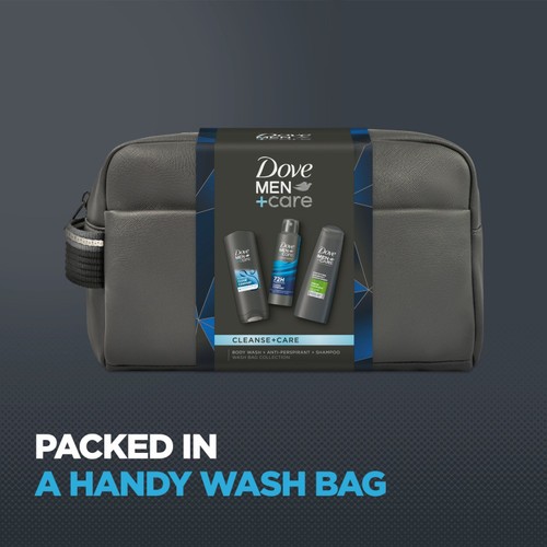 Dove Men+Care Cleanse+Care Washbag Collection Gift Set