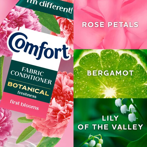 Comfort Botanical Fabric Conditioner First Blooms 64 Washes