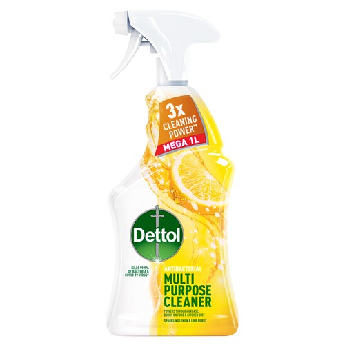 Dettol Antibacterial Disinfectant Multi Surface Spray Lemon & Lime