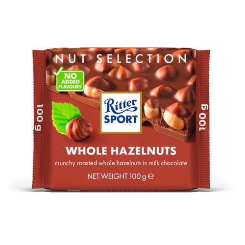 Ritter Sport Whole Hazelnuts 