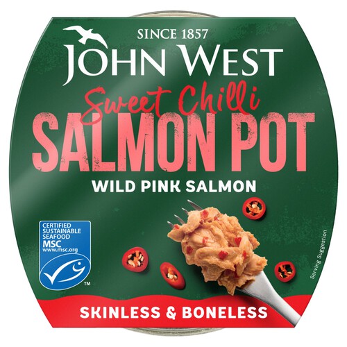 John West Salmon Infusions Sweet Chilli 