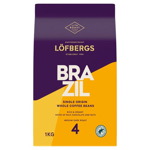 Lofbergs Single Origin Brazil Whole Coffee Beans