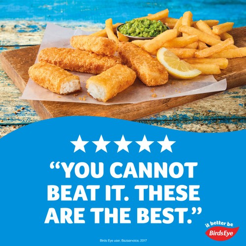 Birds Eye 8 Crispy Battered Fish Fingers 224g