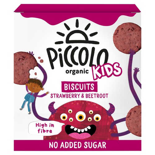 Piccolo Organic Strawberry Kids Biscuit