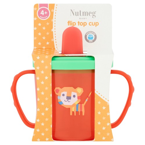 Nutmeg Flip Top Cup 4 Month + (colours may vary)