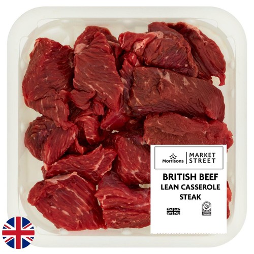 Morrisons British Lean Casserole Steak 650g