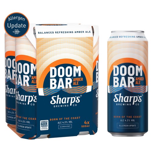 Sharp's Doom Bar Exceptional Amber Ale 4x500ml