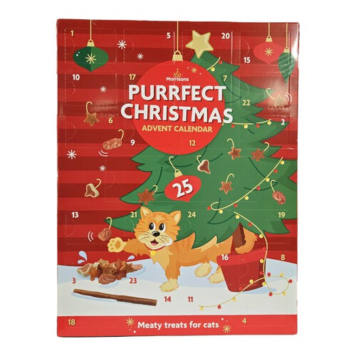 Morrisons Purrfect Christmas Meaty Cat Treat Advent Calendar