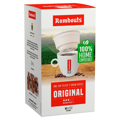 Rombouts Original Compostable One Cup Filter Coffee