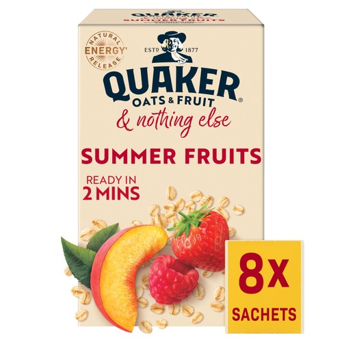Quaker Oat So Simple Summer Berries Sachets 8x33g