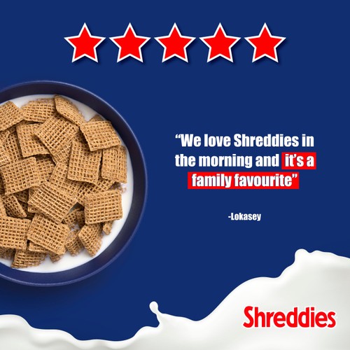 Nestle Shreddies Original Cereal 460g