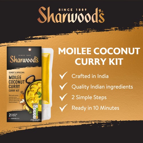 Sharwood's Chef Special Moilee Coconut Curry Sauce Meal Kit  250g