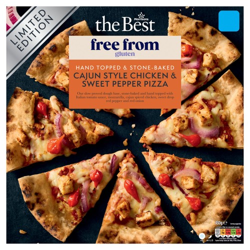 Morrisons The Best Gluten Free Cajun Style Chicken & Sweet Pepper Pizz