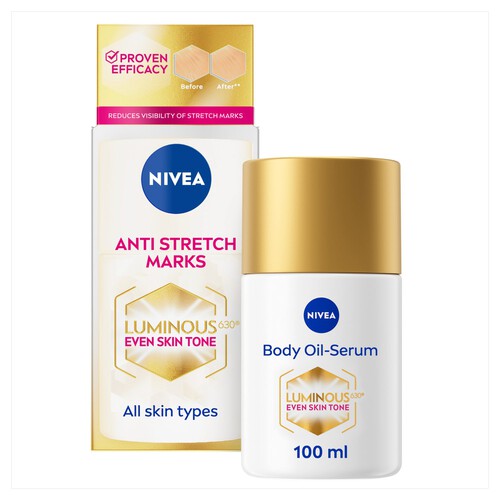 NIVEA Luminous 630 Anti-Stretch Mark Body Oil-Serum 