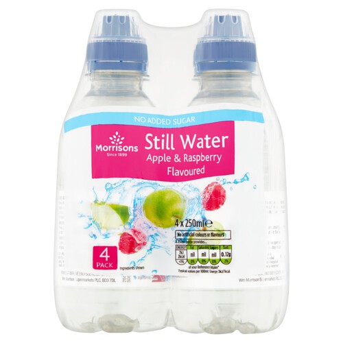 Morrisons No Added Sugar Apple & Raspberry Flavoured Still Water