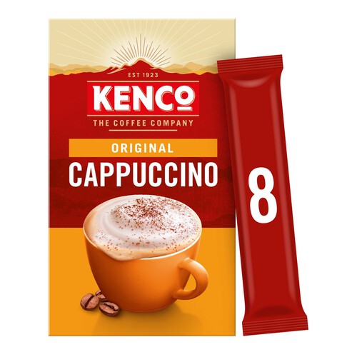 Kenco Cappuccino Instant Coffee Sachets 