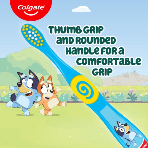 Colgate Kids 2-5 Years Bluey Manual Toothbrush 2 Pack
