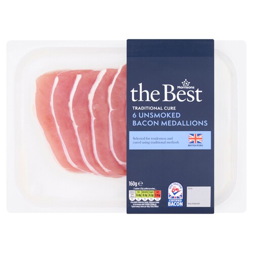 Morrisons The Best Unsmoked Hampshire Breed Wiltshire Cured Medallion