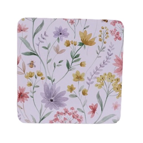 Nutmeg Floral Coasters