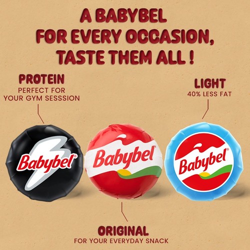 Mini Babybel Original Cheese Snacks 12 x 20g