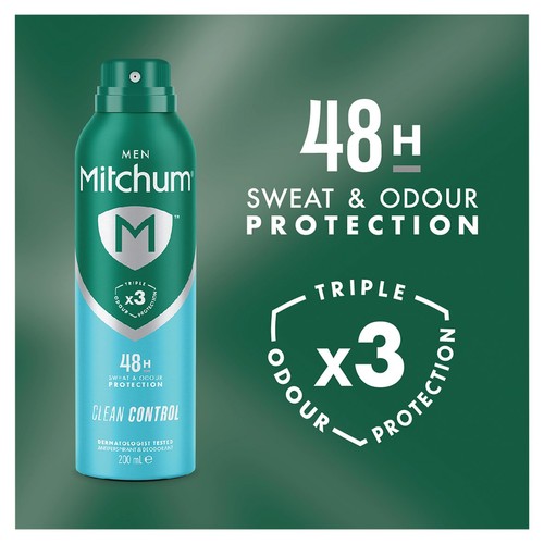 Mitchum 48Hr Protection Clean Control Anti-Perspirant & Deodorant