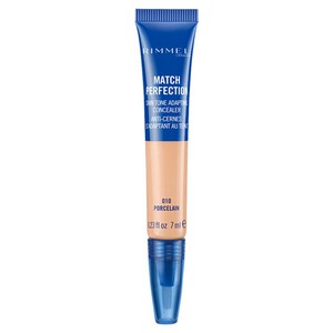 Rimmel London Match Perfection Skin Tone Adaptive Concealer 010 Porcelain | Morrisons