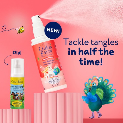 Childs Farm 3 In 1 Hair Detangler Strawberry & Mint