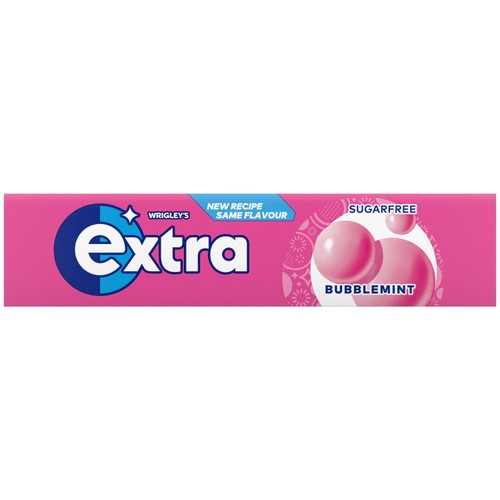 Wrigley's Extra White Bubblemint Sugar Free Chewing Gum    14g