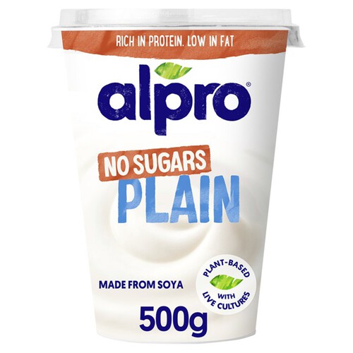 Alpro Plain No Sugars Yoghurt Alternative 