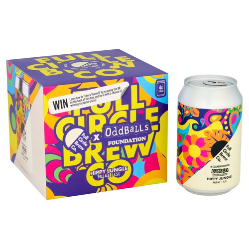 Full Circle Oddballs Hippy Jungle Pale Ale 4 x 330ml
