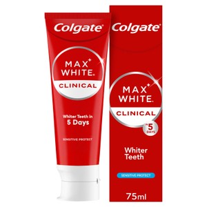 Colgate Max White Clinical Sensitive Protect Whitening Toothpaste 75ml