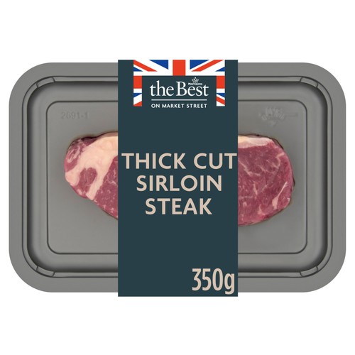 Morrisons The Best British Thick Cut Sirloin Steak 350G