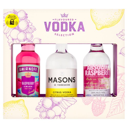 Flavoured Vodka Selection (Abv 37.8%)