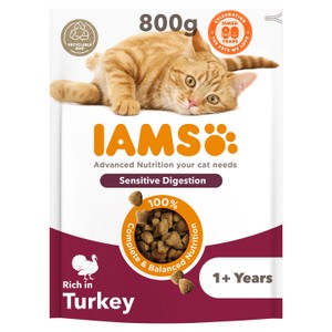Advanced Nutrition Sensitive Digestion Dry Cat Food Turkey 800g