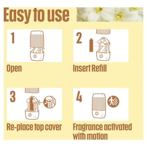 Glade One Sense And Spray Holder Sandalwood & Jasmine 13Ml