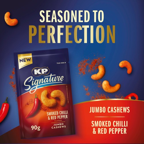 KP Signature Smoked Chilli And Red Pepper Cashews 