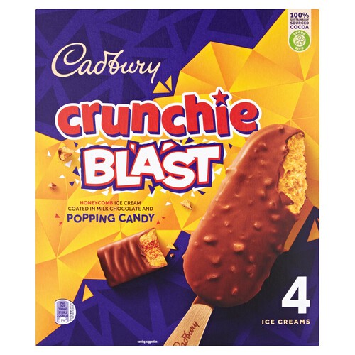 Cadbury Crunchie Blast Ice Cream Stick