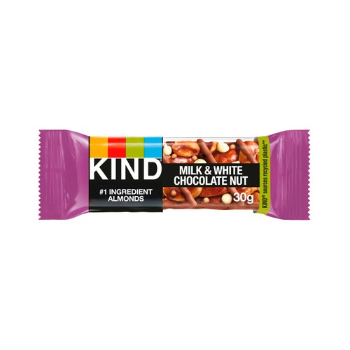 Kind Milk & White Chocolate Nut Bars 3 X 30g