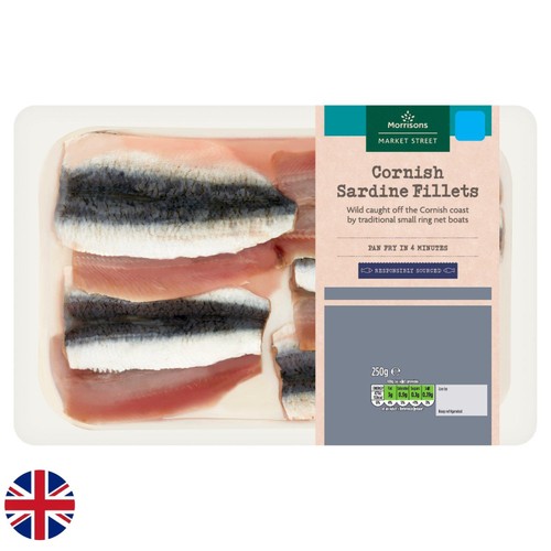 Morrisons British Cornish Sardine Fillets 250g