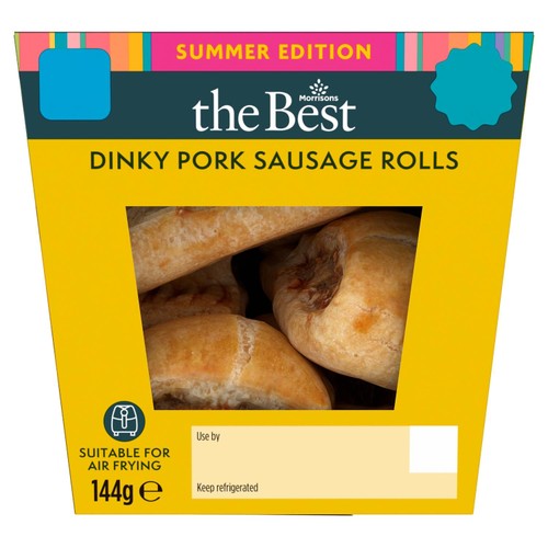 Morrisons The Best Dinky Pork Sausage Rolls 144g 